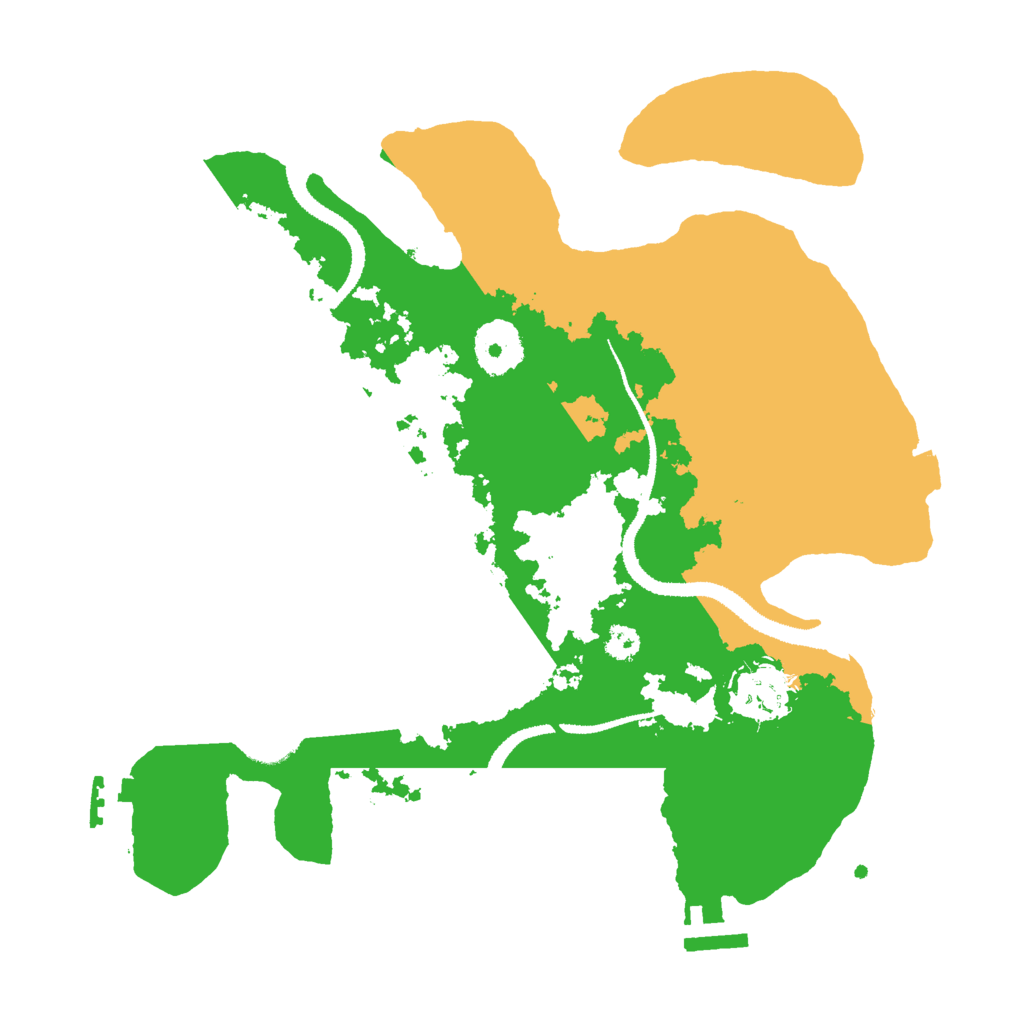 Biome Rust Map: Procedural Map, Size: 3000, Seed: 1976358419