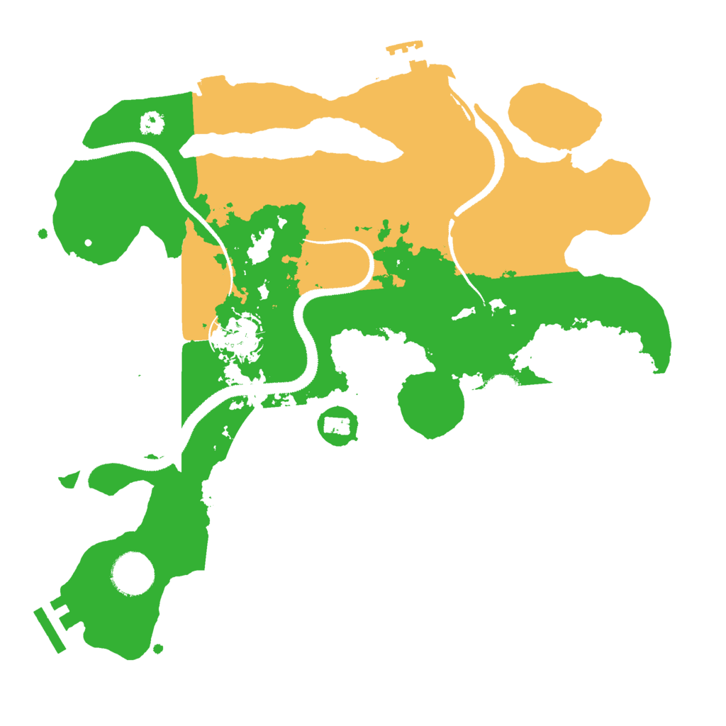 Biome Rust Map: Procedural Map, Size: 3000, Seed: 67420