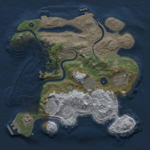 Thumbnail Rust Map: Procedural Map, Size: 3000, Seed: 67420, 12 Monuments