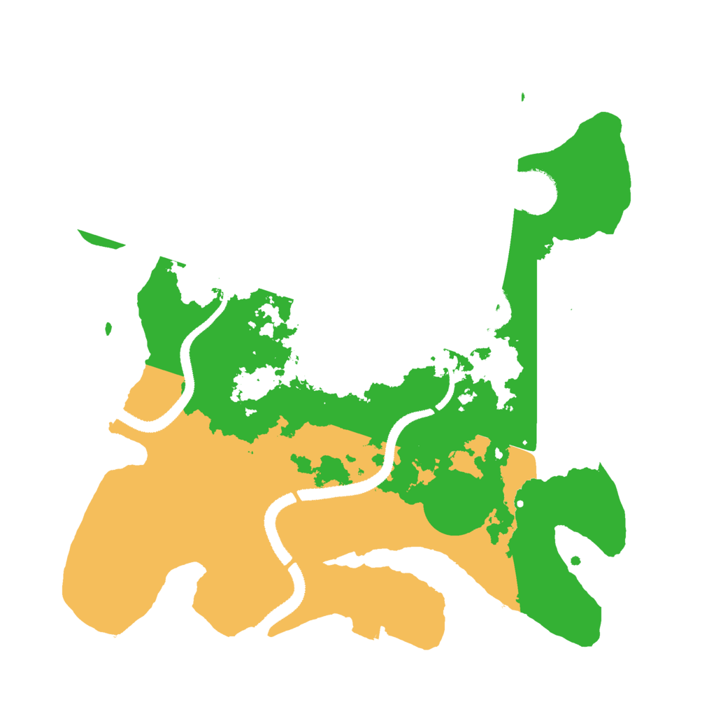 Biome Rust Map: Procedural Map, Size: 3000, Seed: 736604539