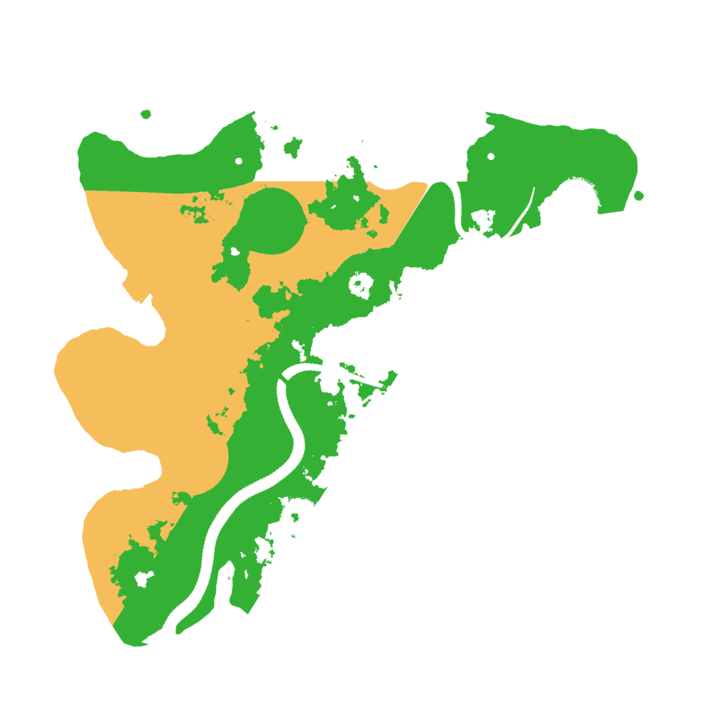 Biome Rust Map: Procedural Map, Size: 3000, Seed: 8951327