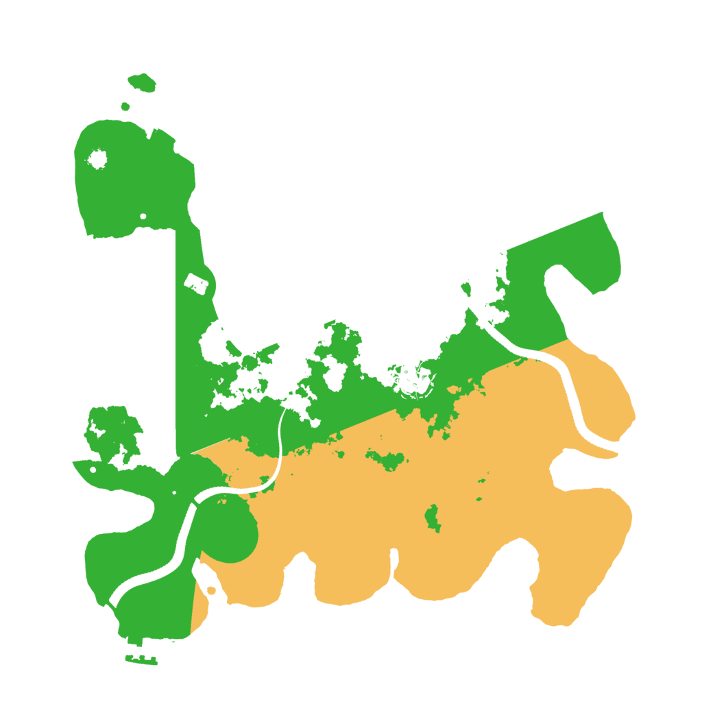 Biome Rust Map: Procedural Map, Size: 3300, Seed: 1077218371