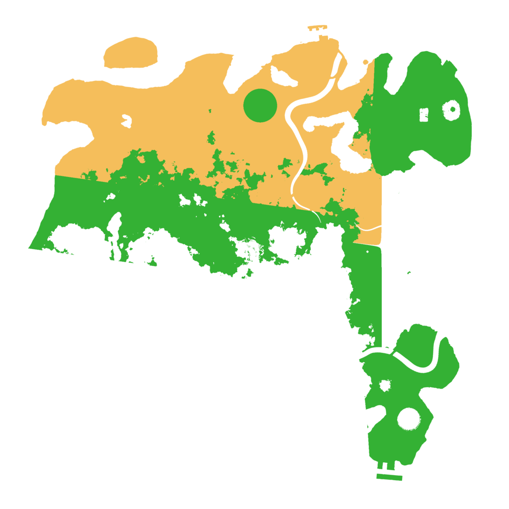 Biome Rust Map: Procedural Map, Size: 4000, Seed: 1625090125