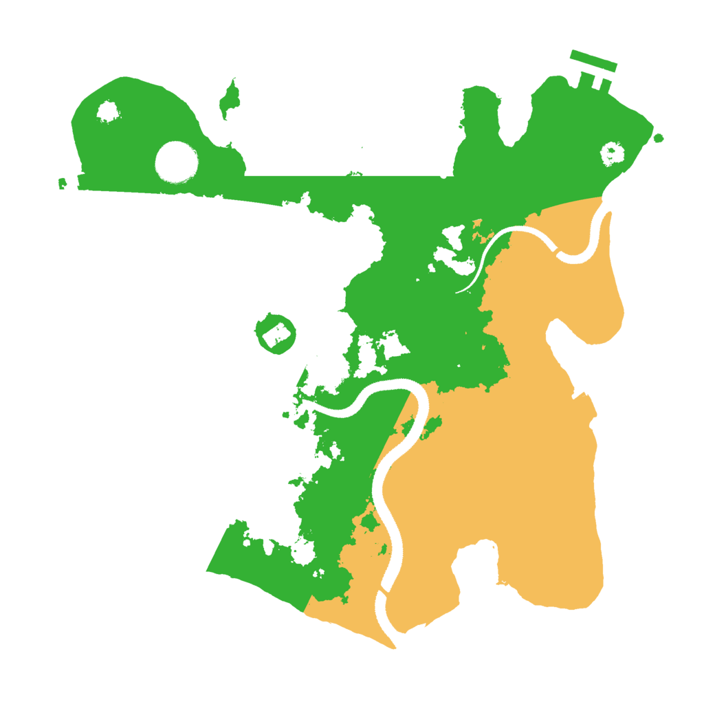 Biome Rust Map: Procedural Map, Size: 3000, Seed: 926759