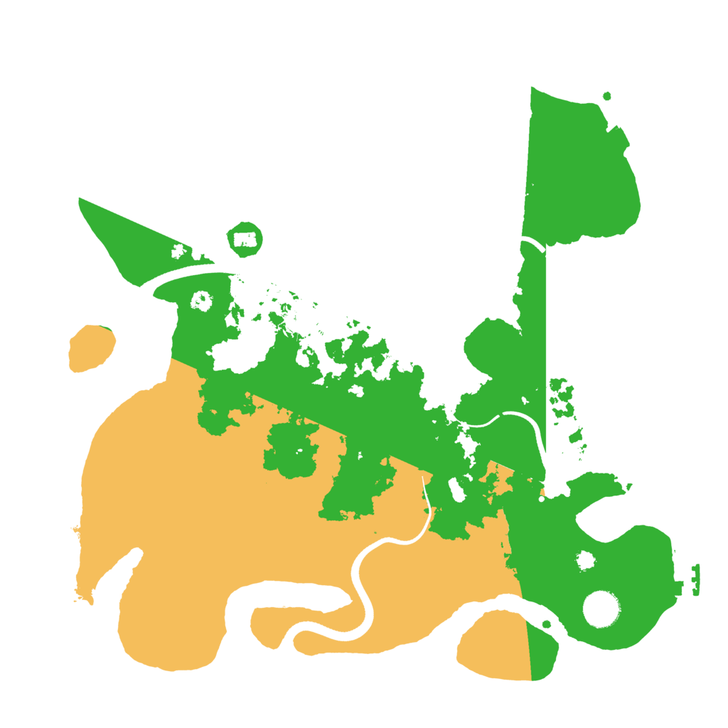 Biome Rust Map: Procedural Map, Size: 3500, Seed: 1031079535