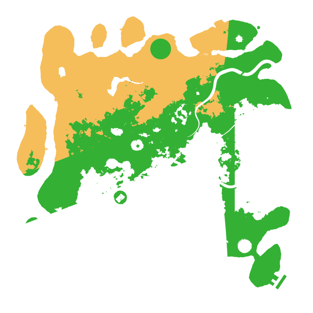 Biome Rust Map: Procedural Map, Size: 4000, Seed: 12931