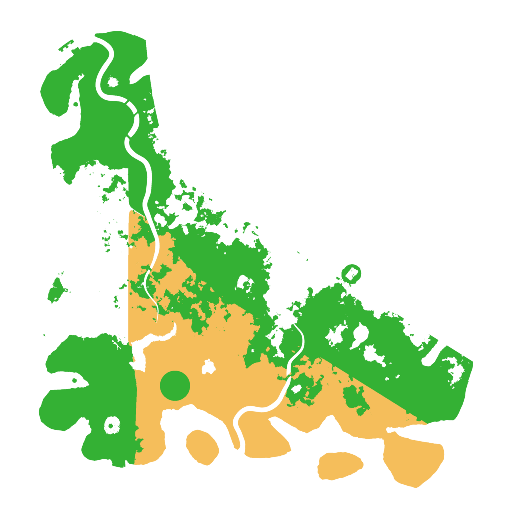 Biome Rust Map: Procedural Map, Size: 4500, Seed: 1026094070