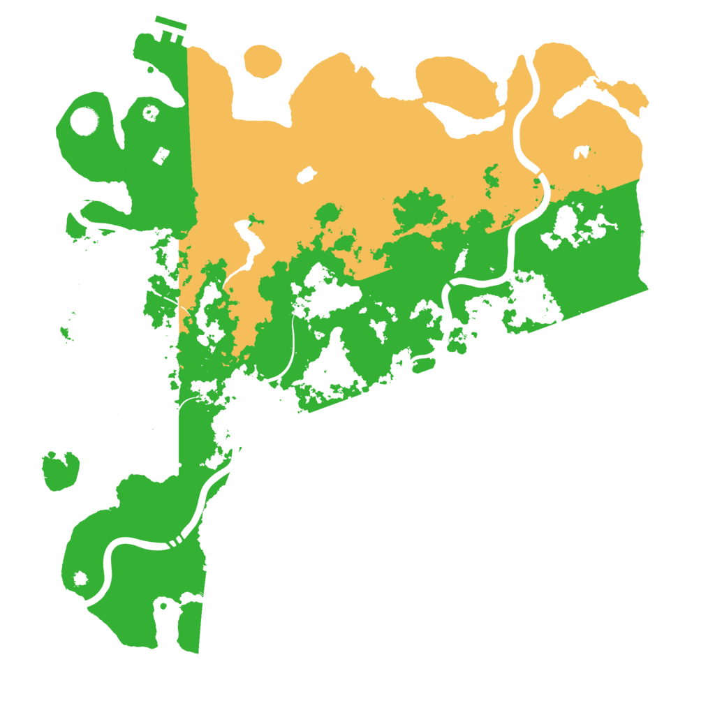 Biome Rust Map: Procedural Map, Size: 4500, Seed: 5231950