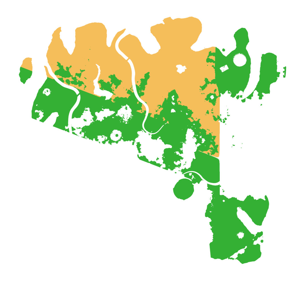 Biome Rust Map: Procedural Map, Size: 4000, Seed: 31232122