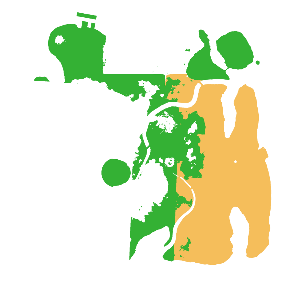 Biome Rust Map: Procedural Map, Size: 3000, Seed: 7180936