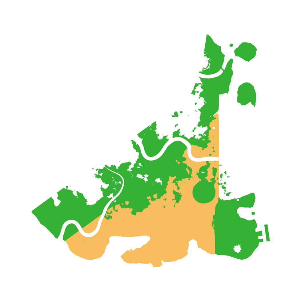 Biome Rust Map: Procedural Map, Size: 3500, Seed: 1307401948