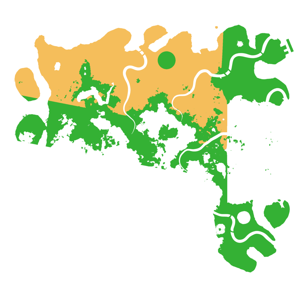 Biome Rust Map: Procedural Map, Size: 4498, Seed: 6738