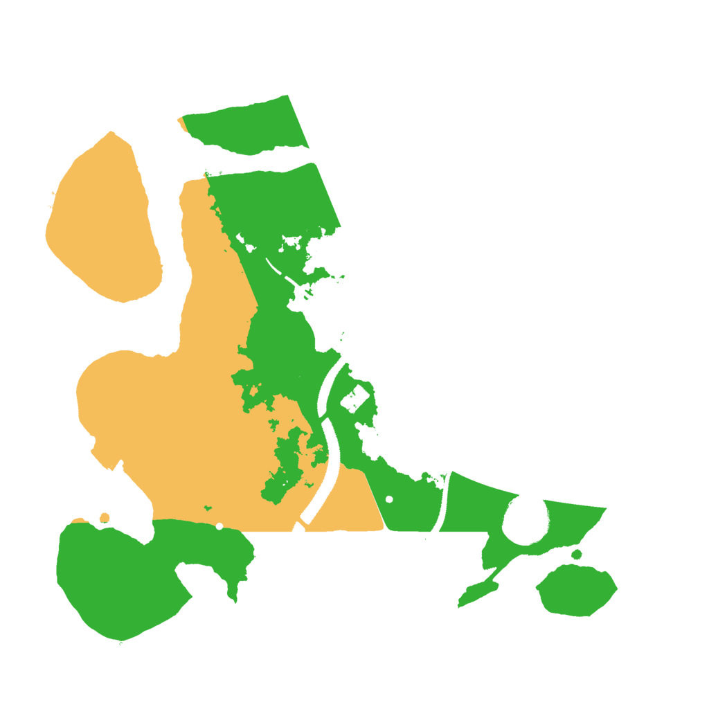 Biome Rust Map: Procedural Map, Size: 2800, Seed: 2029481795