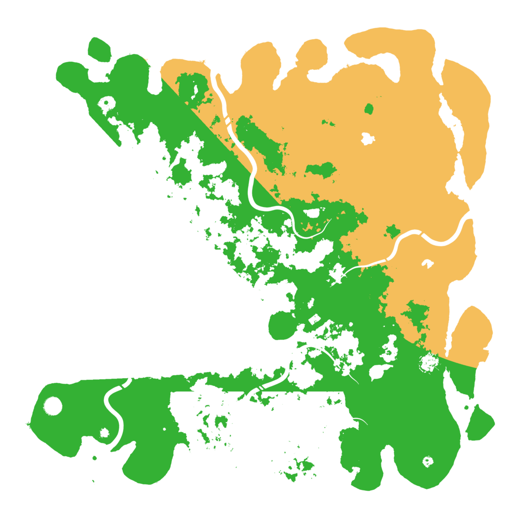 Biome Rust Map: Procedural Map, Size: 5000, Seed: 1157340466