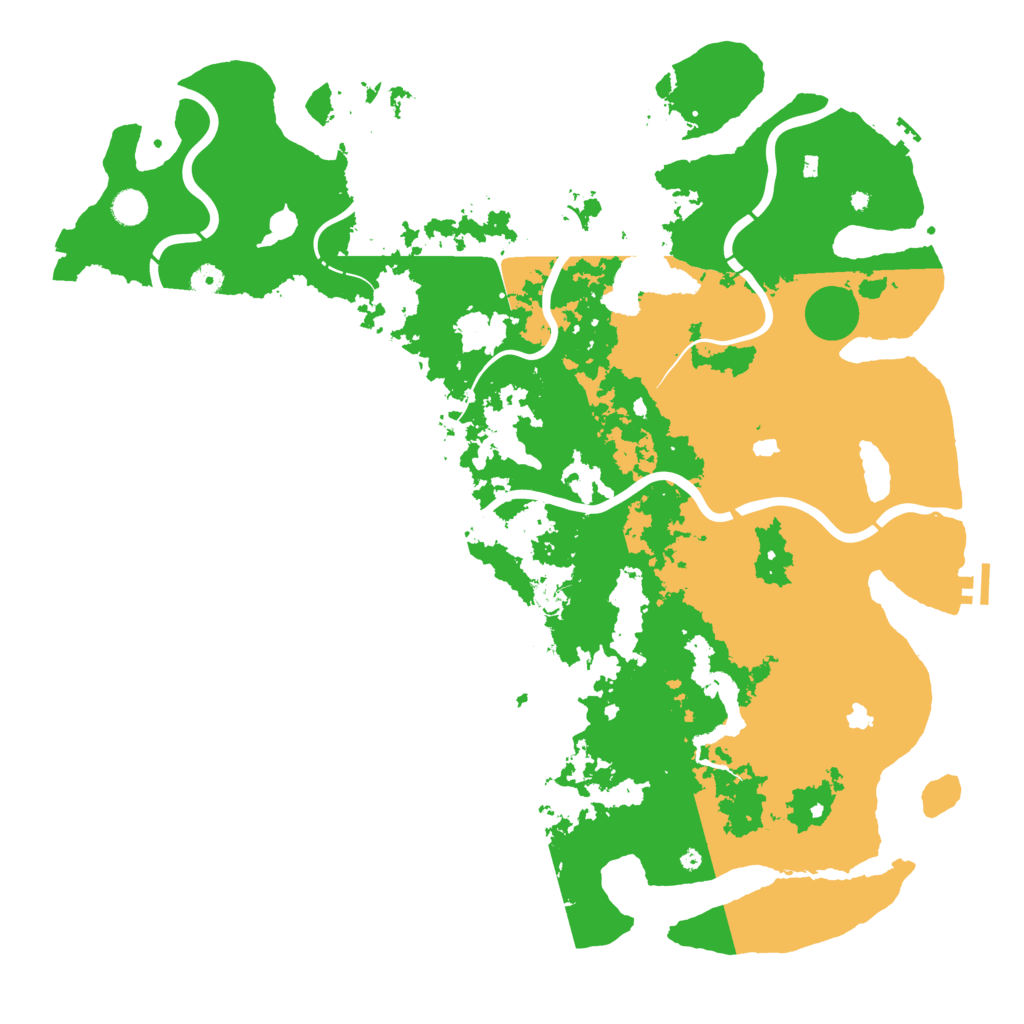 Biome Rust Map: Procedural Map, Size: 5000, Seed: 1285476820