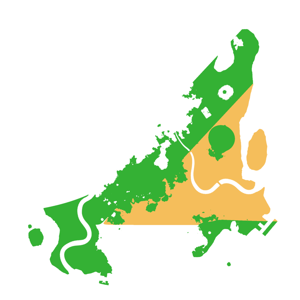 Biome Rust Map: Procedural Map, Size: 3100, Seed: 1254162218