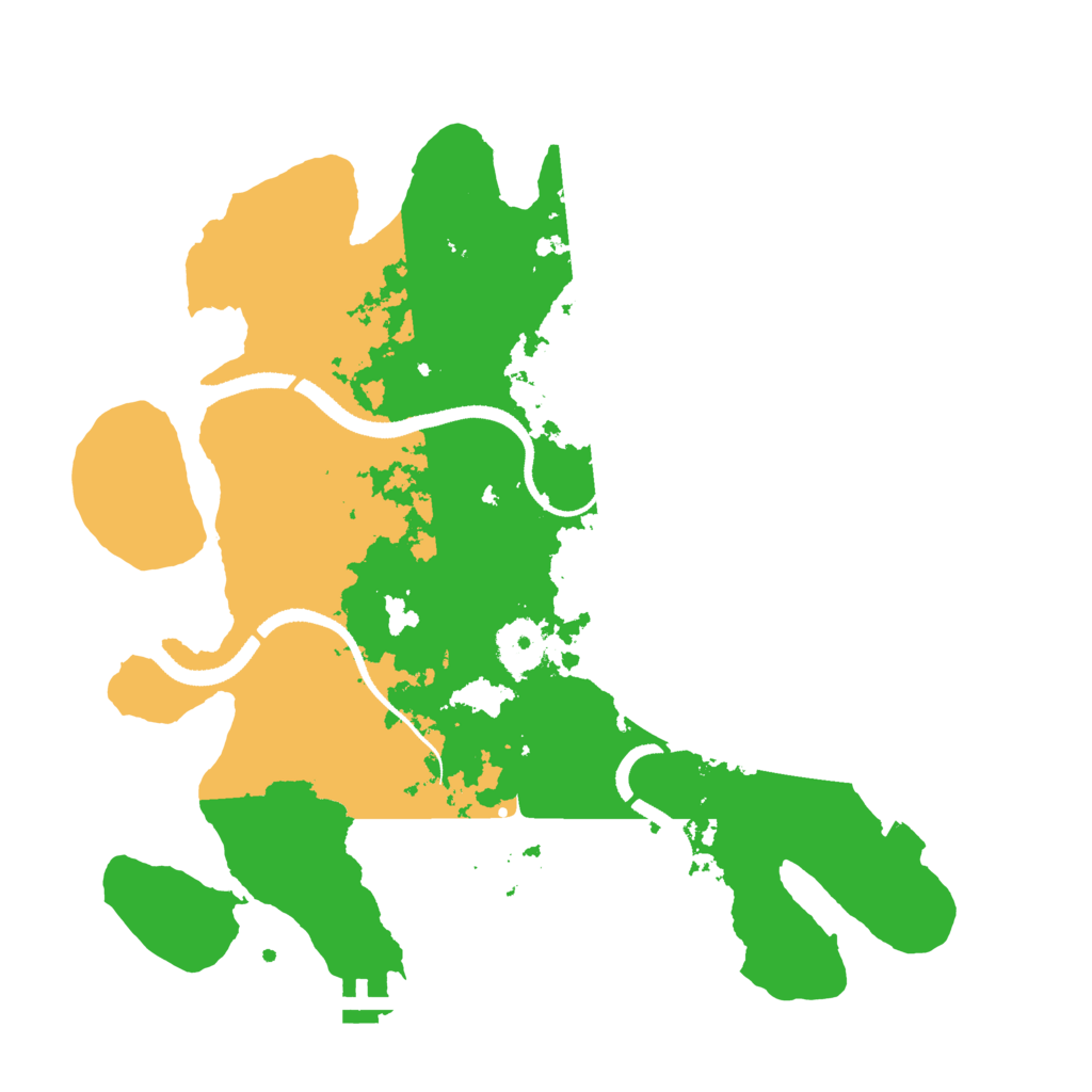 Biome Rust Map: Procedural Map, Size: 3250, Seed: 961639488
