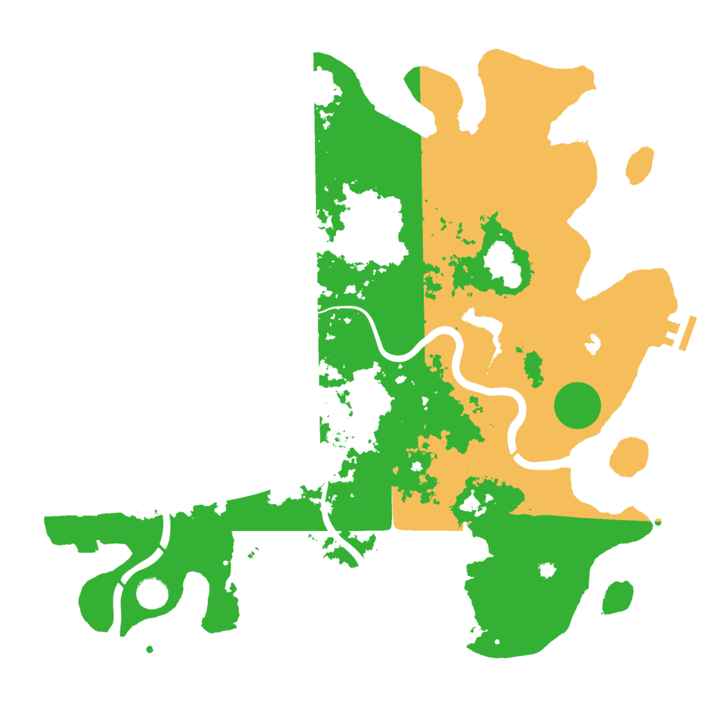 Biome Rust Map: Procedural Map, Size: 4000, Seed: 78421