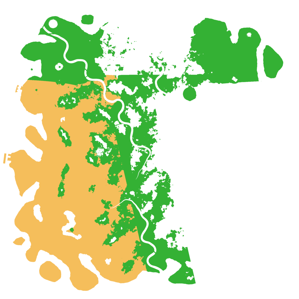 Biome Rust Map: Procedural Map, Size: 6000, Seed: 127272