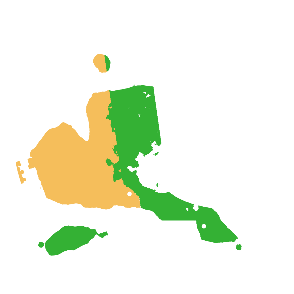 Biome Rust Map: Procedural Map, Size: 2000, Seed: 680821476