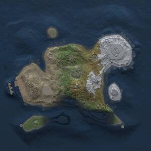 Thumbnail Rust Map: Procedural Map, Size: 2000, Seed: 680821476, 4 Monuments