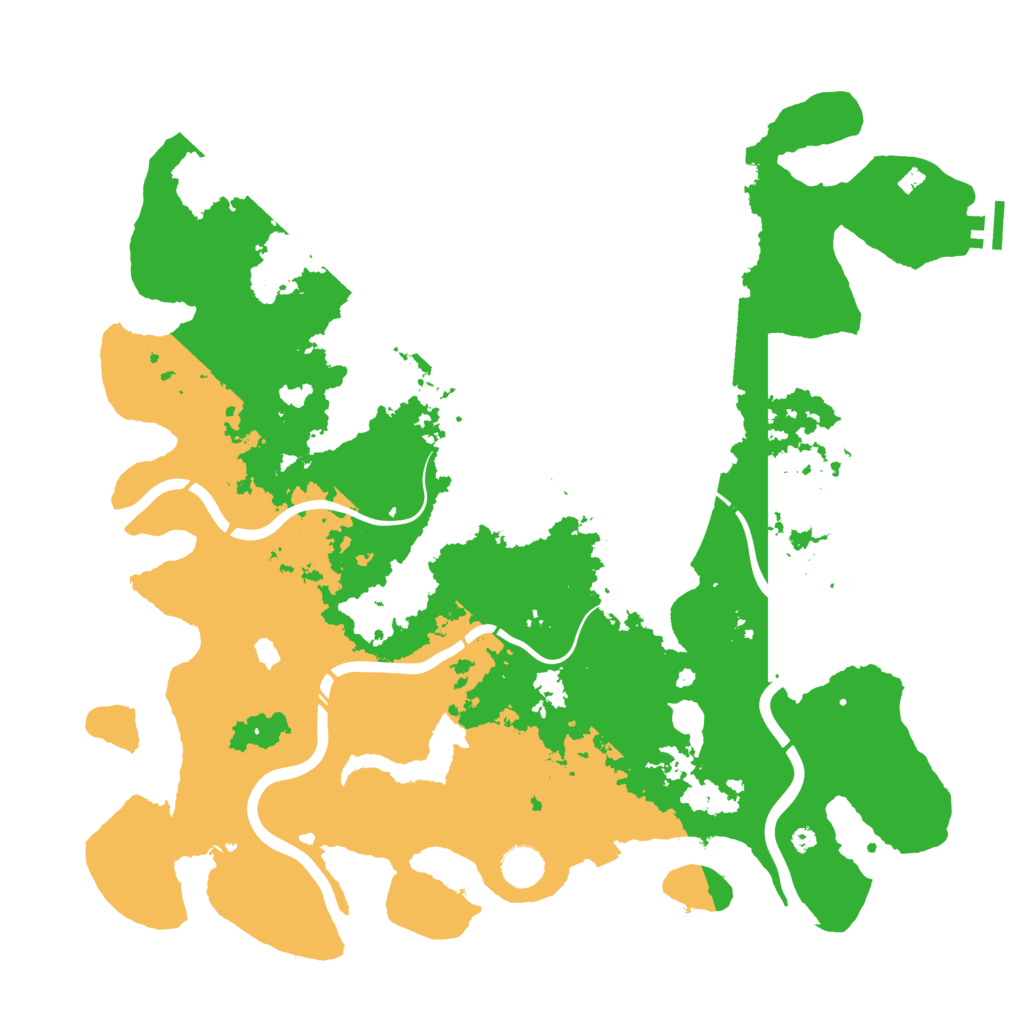 Biome Rust Map: Procedural Map, Size: 4250, Seed: 794390791