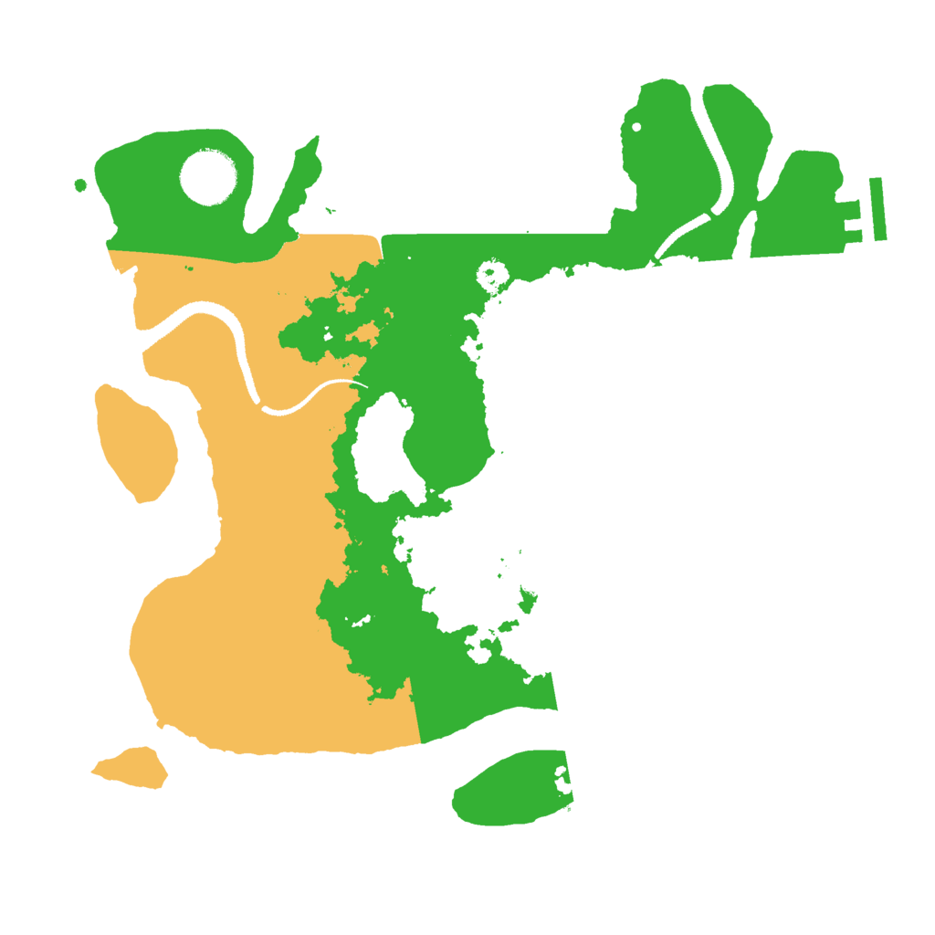 Biome Rust Map: Procedural Map, Size: 3000, Seed: 1299128393