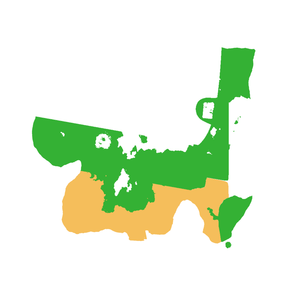 Biome Rust Map: Procedural Map, Size: 2000, Seed: 420420420