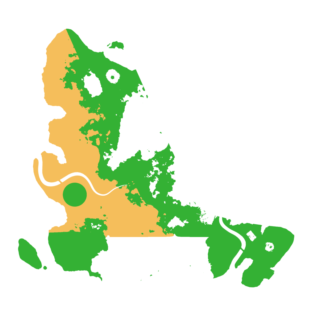 Biome Rust Map: Procedural Map, Size: 3500, Seed: 20260503