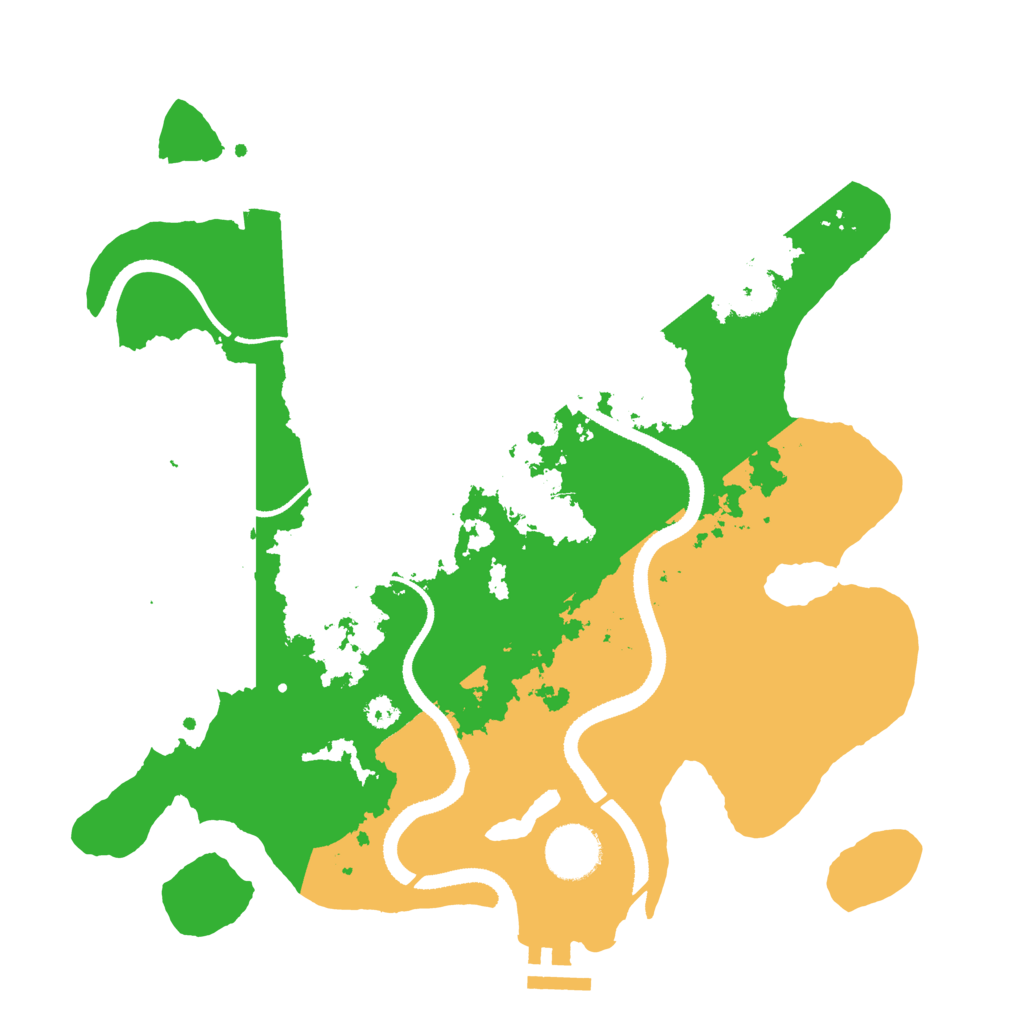 Biome Rust Map: Procedural Map, Size: 3250, Seed: 1999066092
