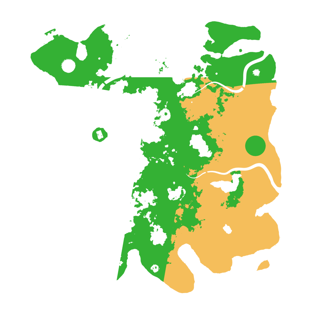 Biome Rust Map: Procedural Map, Size: 4000, Seed: 65293337