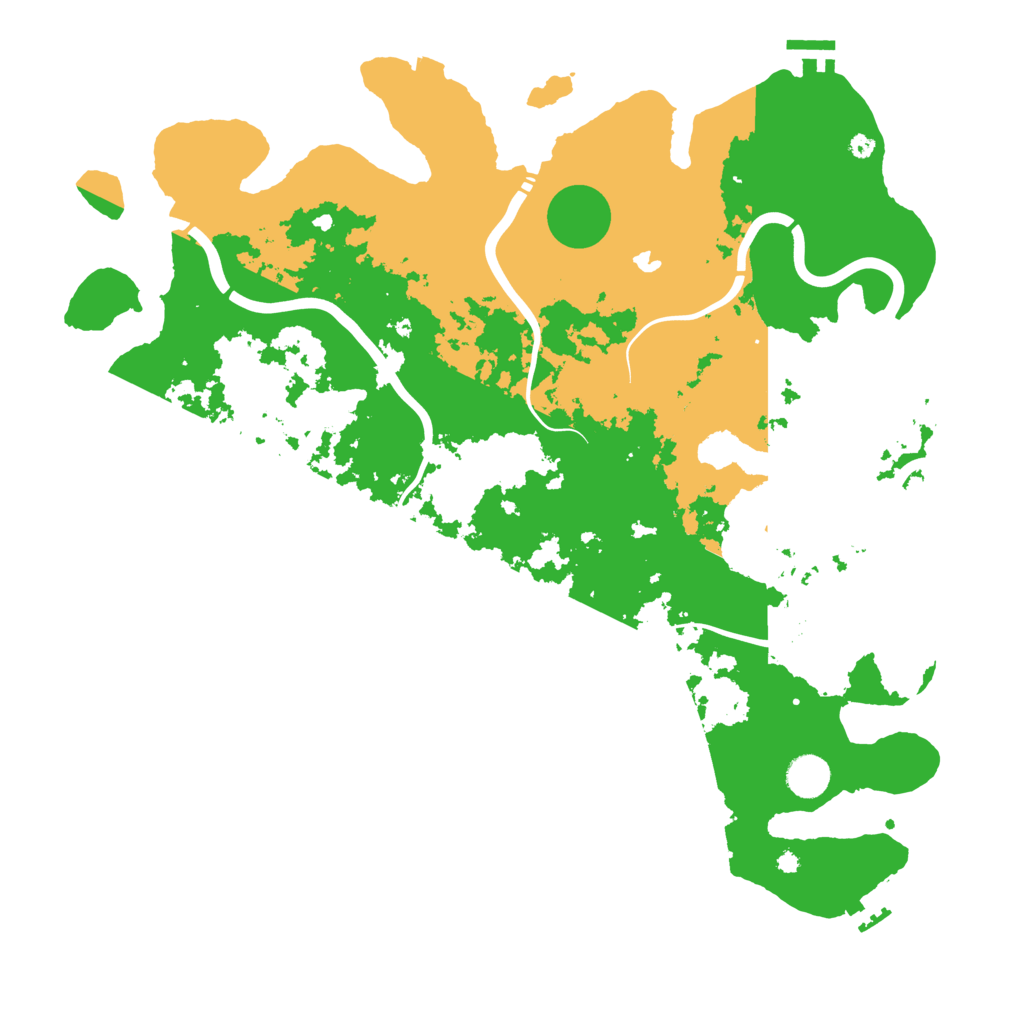 Biome Rust Map: Procedural Map, Size: 4250, Seed: 14625