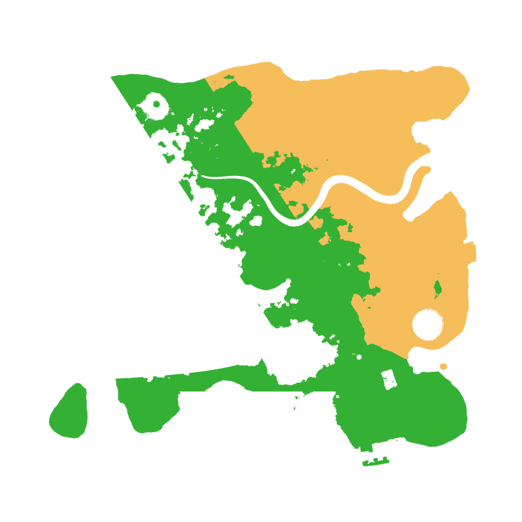 Biome Rust Map: Procedural Map, Size: 3000, Seed: 37474