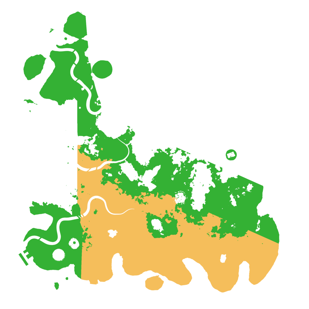 Biome Rust Map: Procedural Map, Size: 4500, Seed: 1453906765