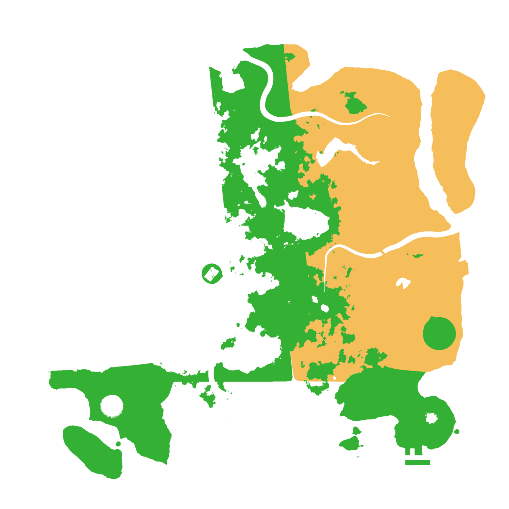 Biome Rust Map: Procedural Map, Size: 4050, Seed: 767339257