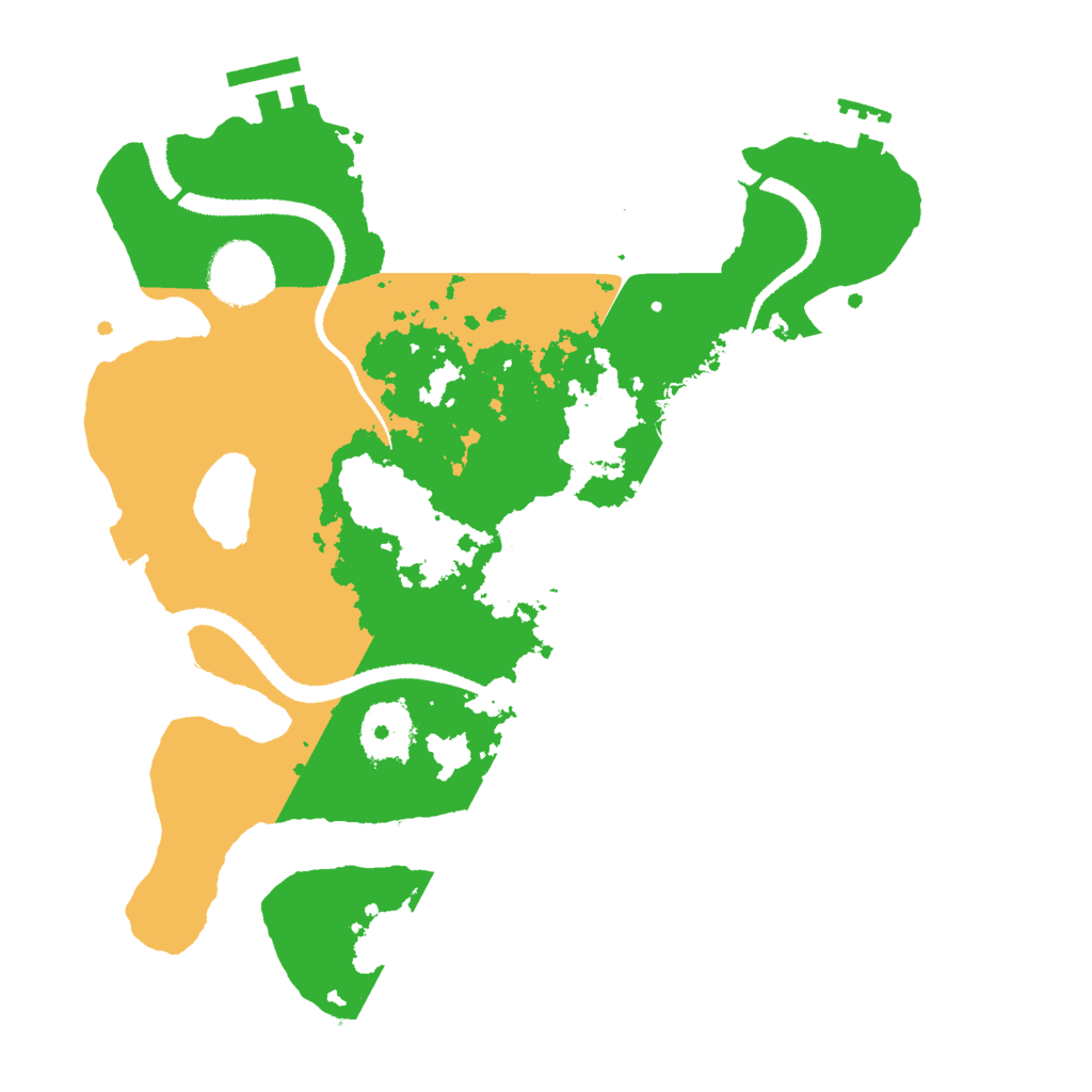 Biome Rust Map: Procedural Map, Size: 3000, Seed: 2965384