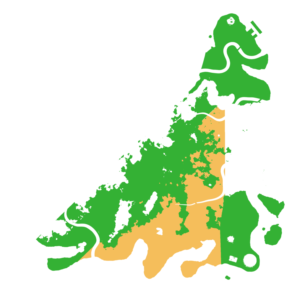 Biome Rust Map: Procedural Map, Size: 4000, Seed: 20260414