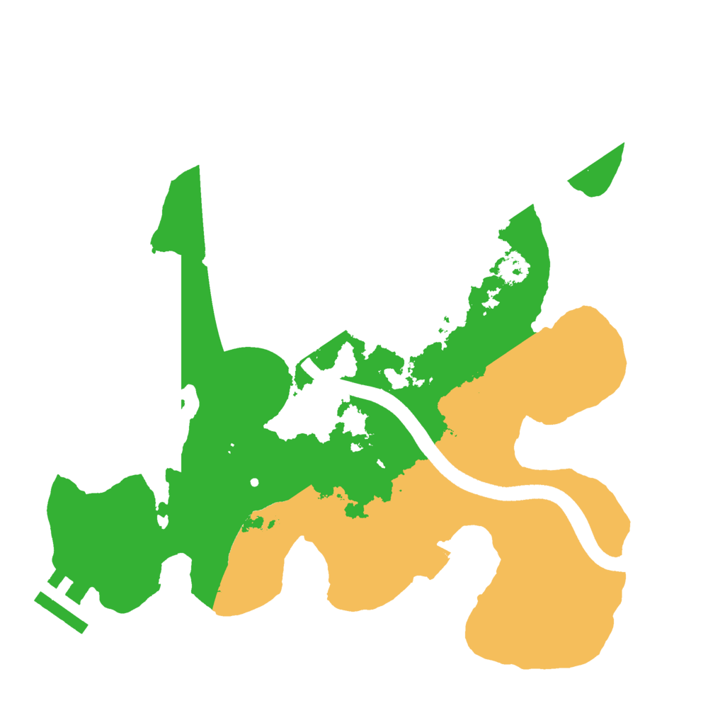 Biome Rust Map: Procedural Map, Size: 2500, Seed: 905901049