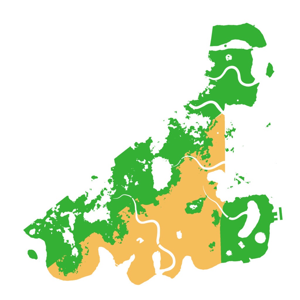 Biome Rust Map: Procedural Map, Size: 4800, Seed: 229922957