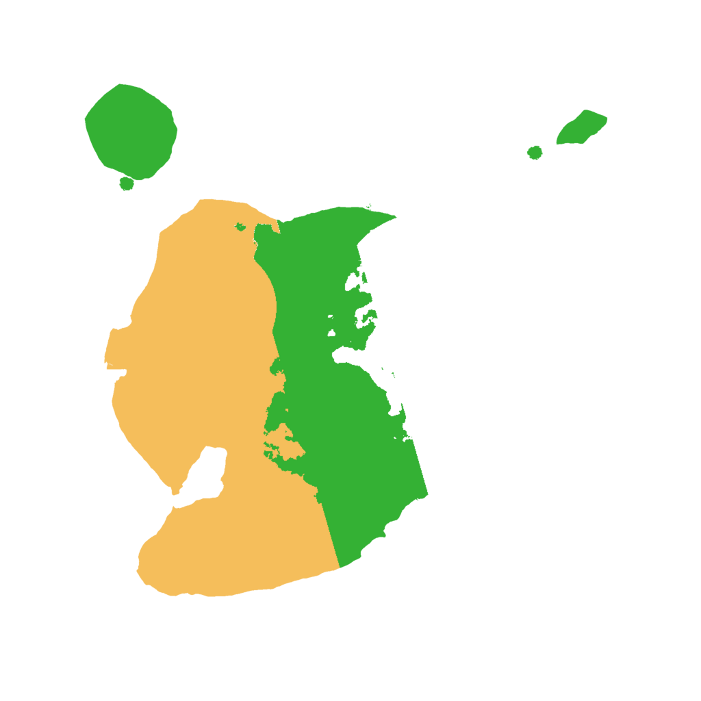 Biome Rust Map: Procedural Map, Size: 2000, Seed: 1870775374