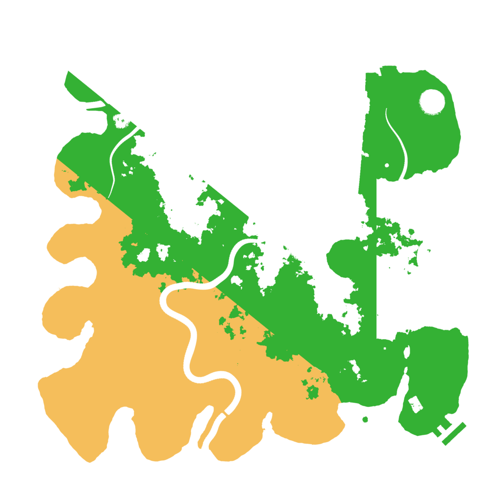 Biome Rust Map: Procedural Map, Size: 3500, Seed: 266859187