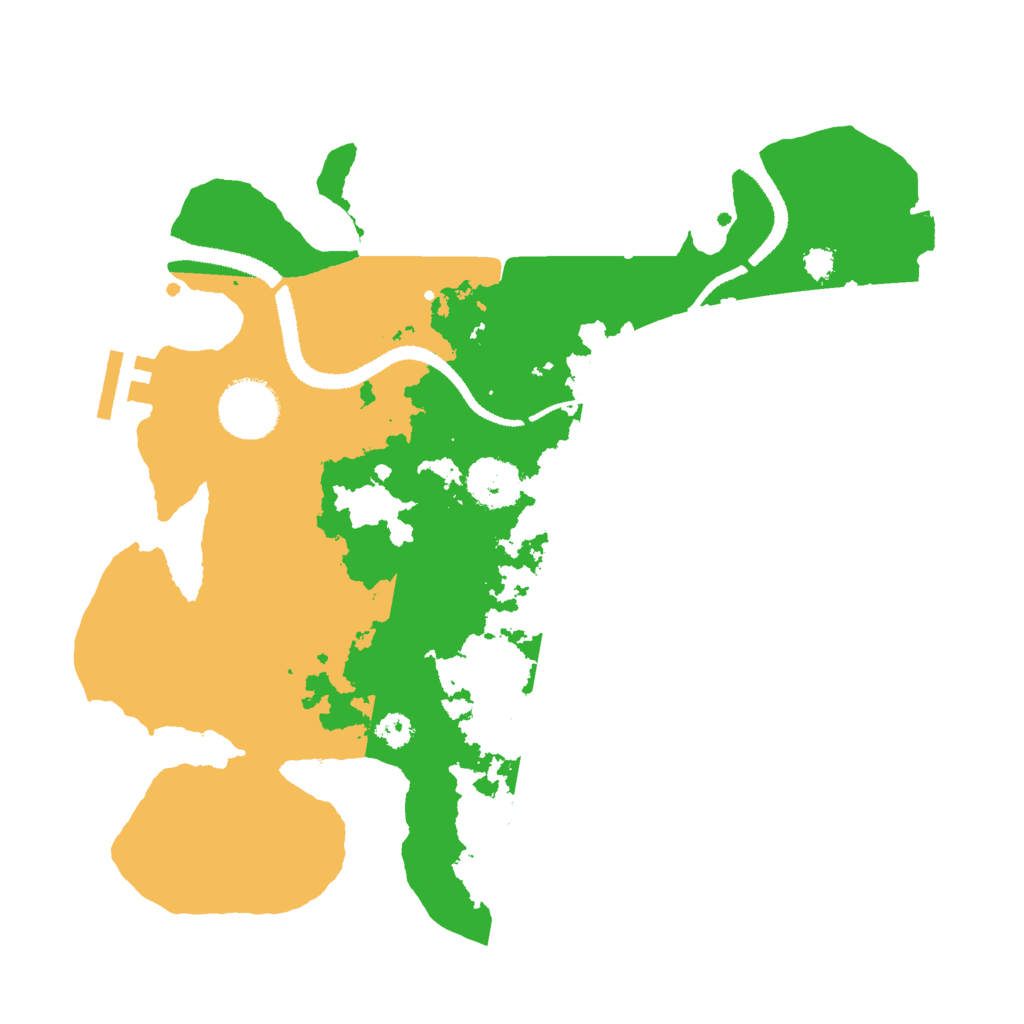 Biome Rust Map: Procedural Map, Size: 3000, Seed: 97990507