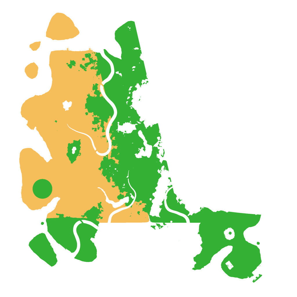 Biome Rust Map: Procedural Map, Size: 4000, Seed: 125095579