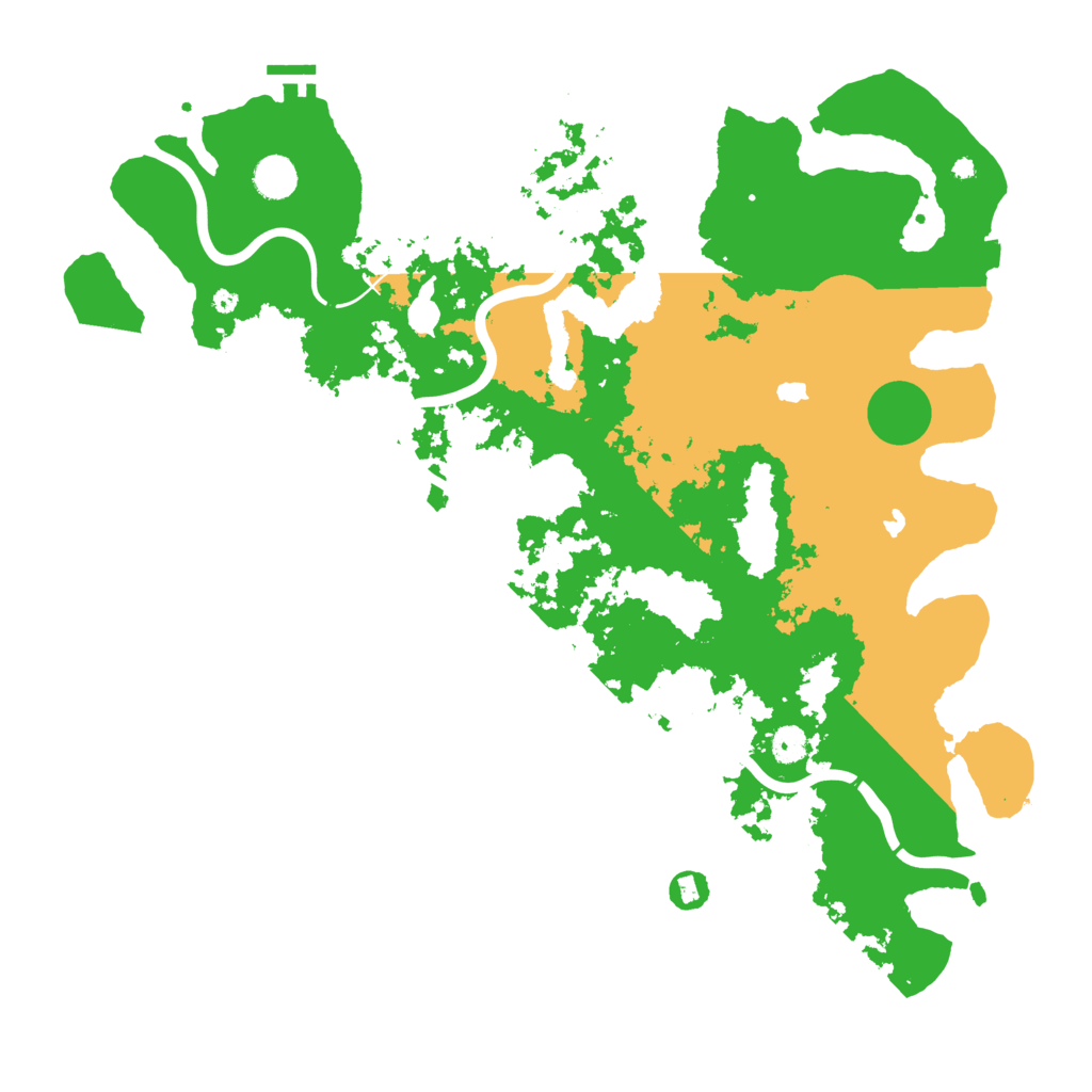 Biome Rust Map: Procedural Map, Size: 4500, Seed: 119743431