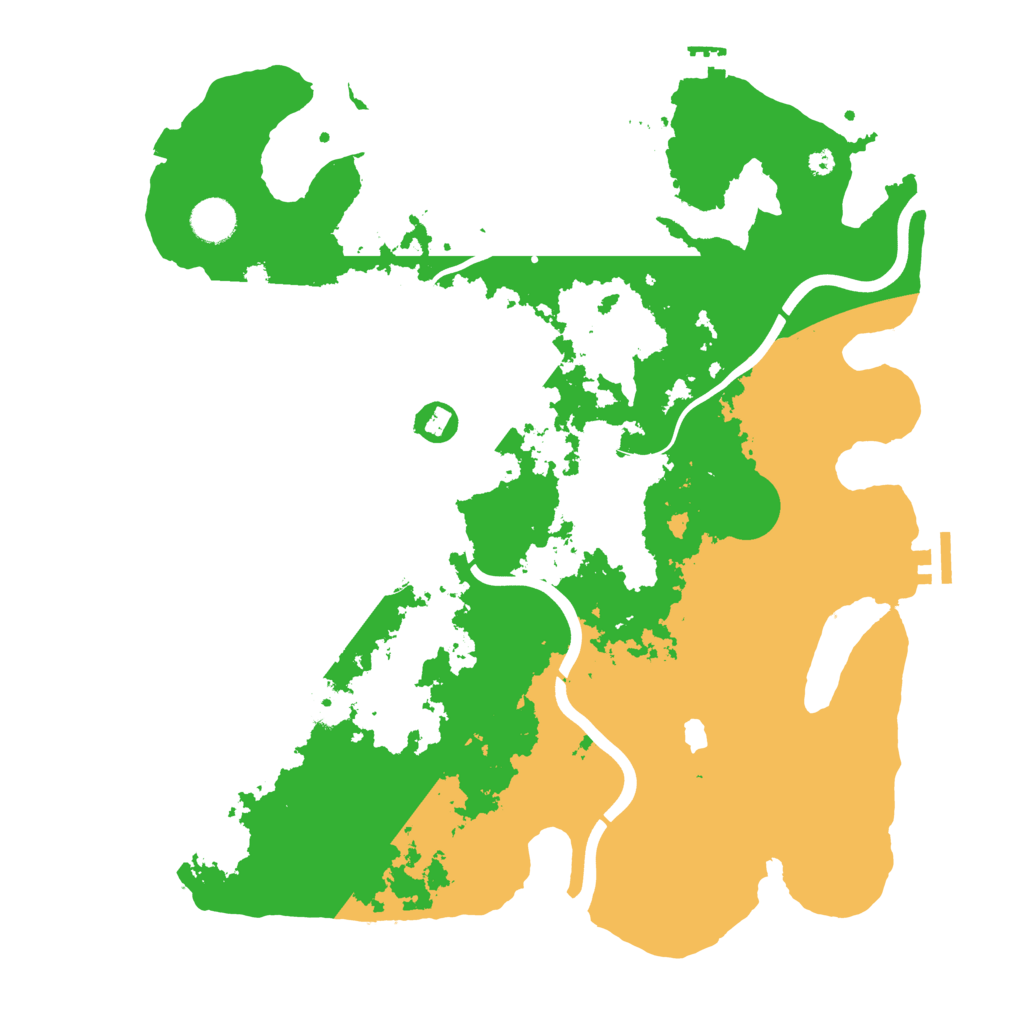Biome Rust Map: Procedural Map, Size: 4000, Seed: 17653422