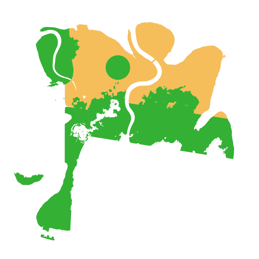 Biome Rust Map: Procedural Map, Size: 2800, Seed: 1676380428