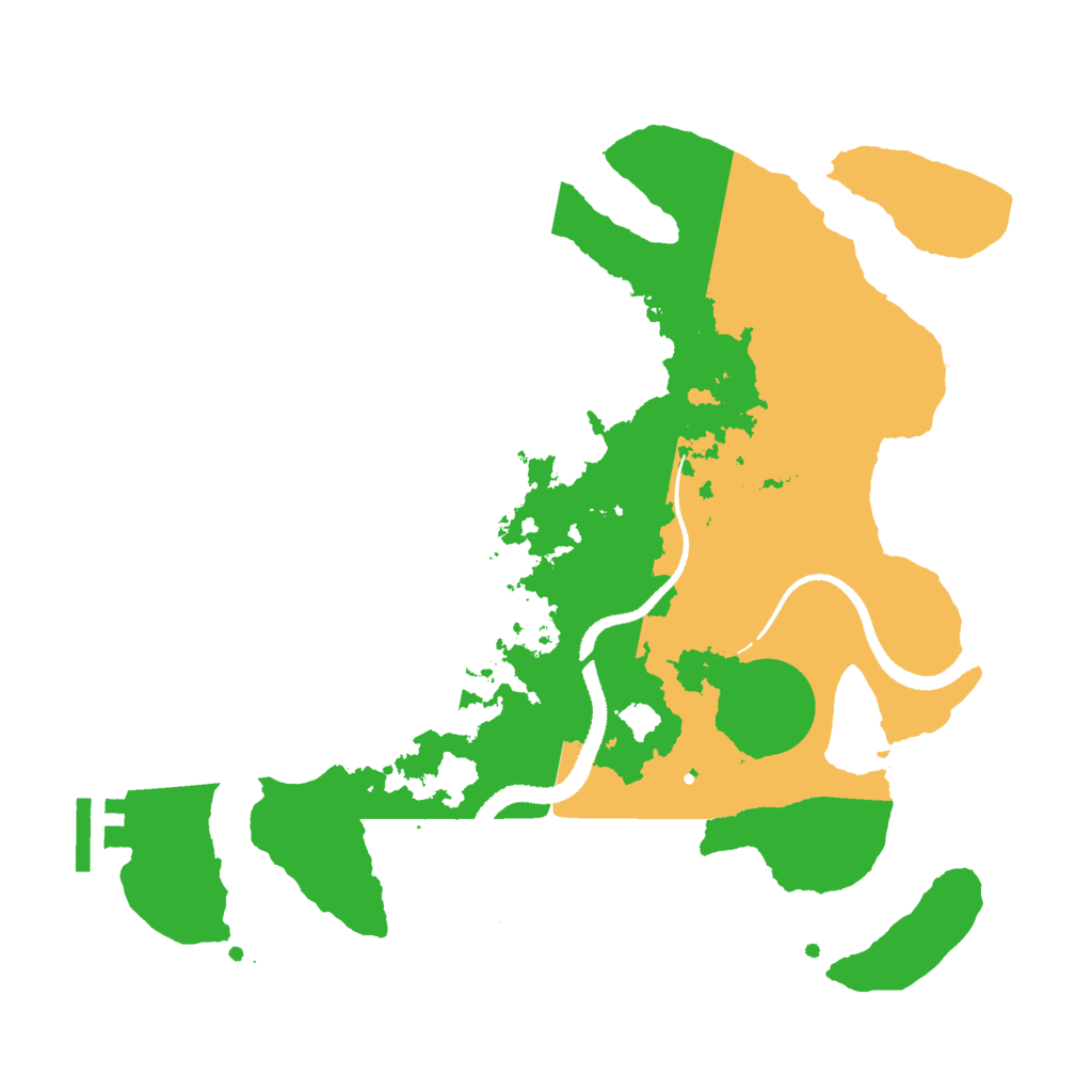 Biome Rust Map: Procedural Map, Size: 3000, Seed: 42022