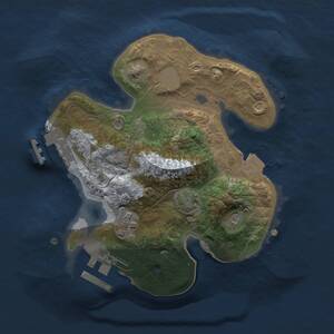 Thumbnail Rust Map: Procedural Map, Size: 2000, Seed: 1321111, 8 Monuments