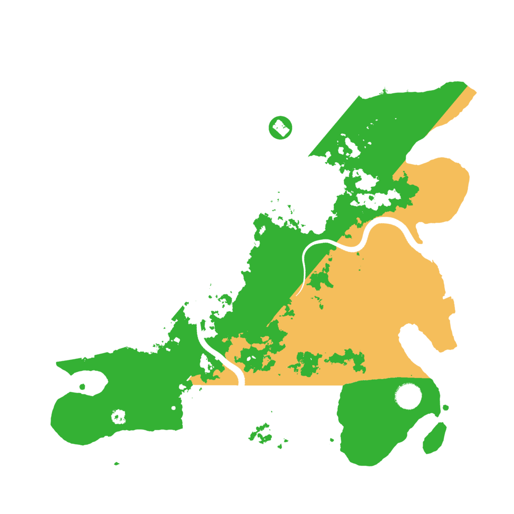 Biome Rust Map: Procedural Map, Size: 3500, Seed: 56398730