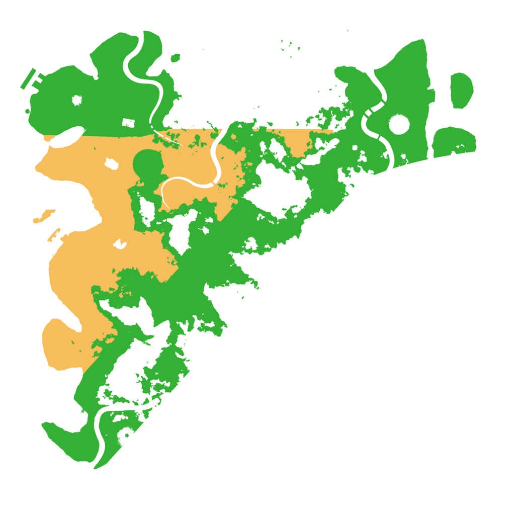 Biome Rust Map: Procedural Map, Size: 4500, Seed: 93462584